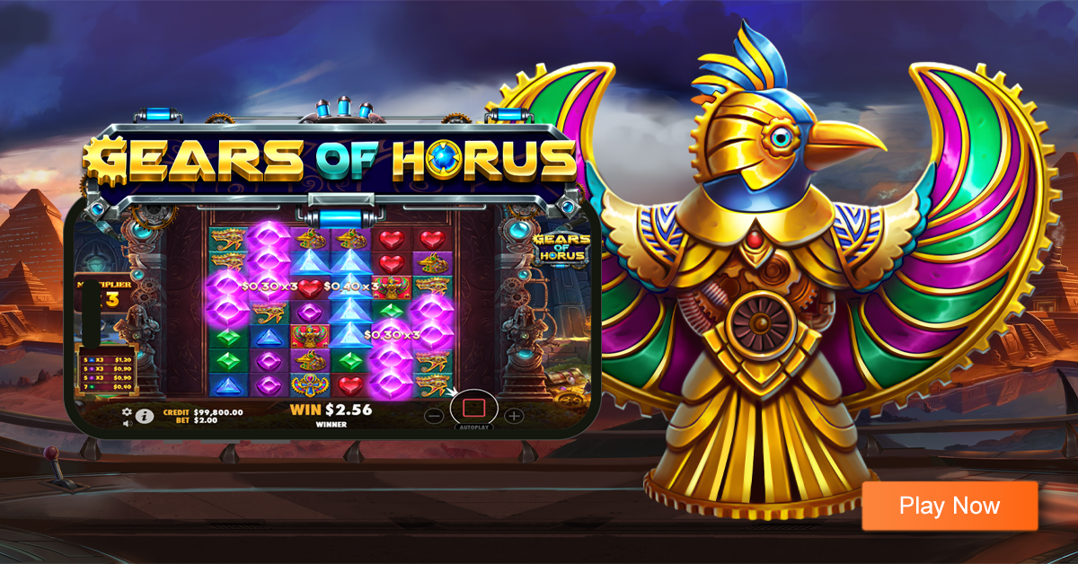 Play Now - Gears of Horus - Casino Slot - BetVision.io